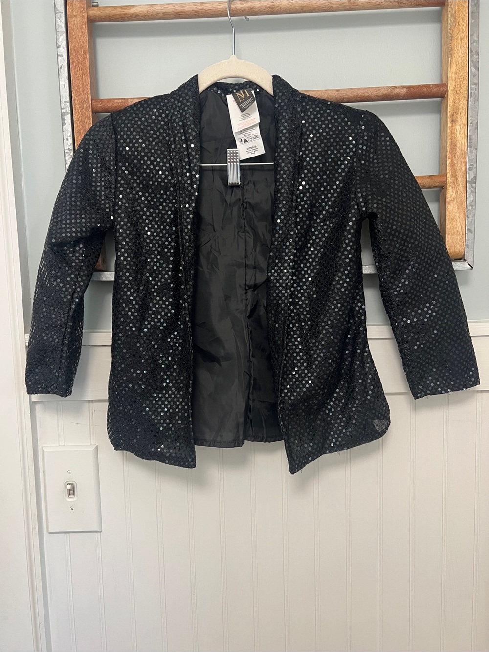 Kids,Michael Jackson Billie Jean costume jacket, Halloween size medium sequins